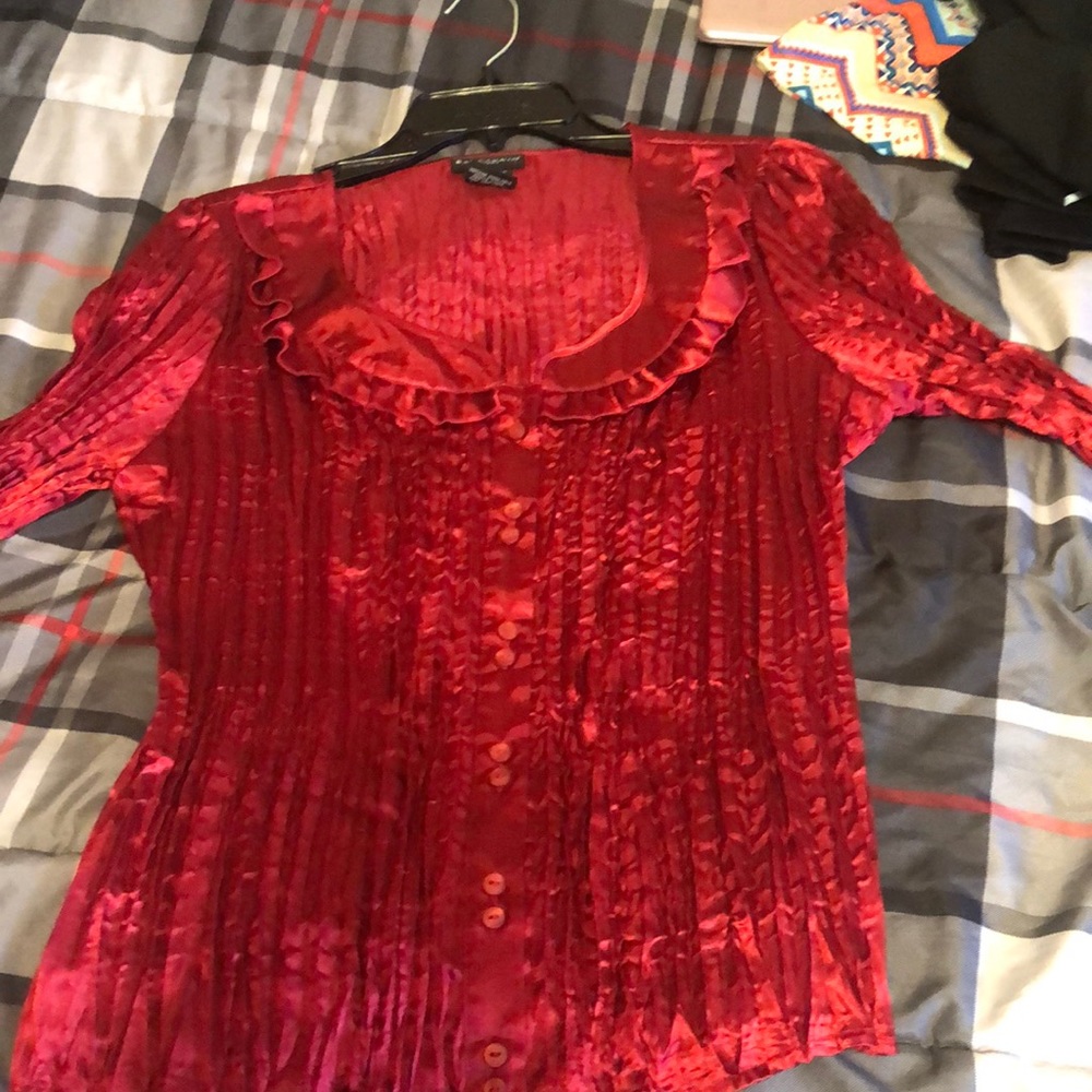 Satin dress shirt
